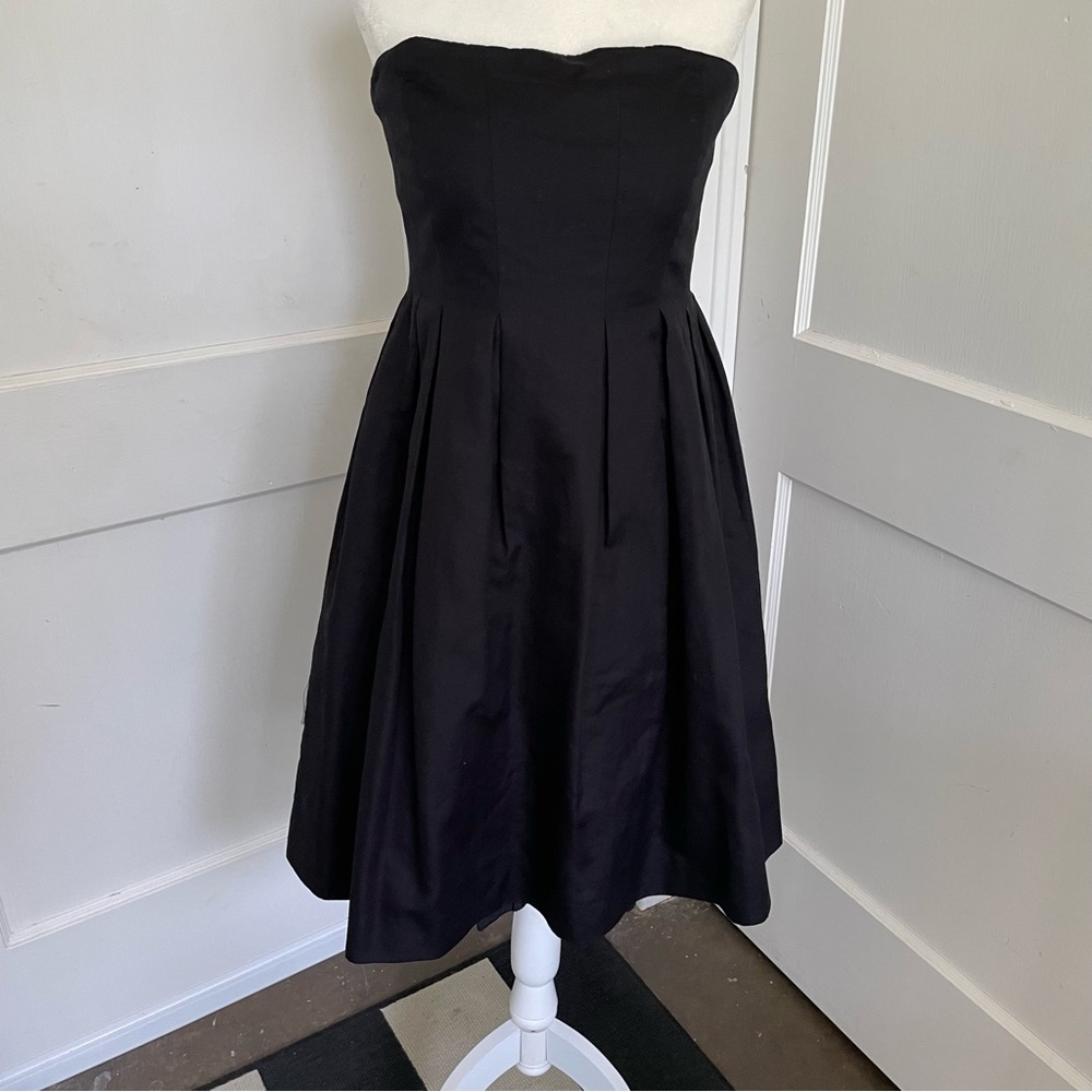 J. Crew Strapless Pleated Party Dress NWOT